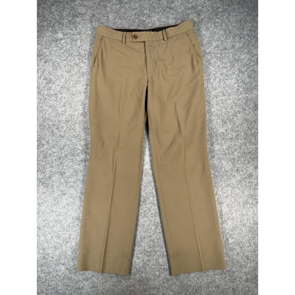 Alberto Other - Alberto Pants Mens 33x32 Brown Comfort Fit Kevin Ceramica Dress Workwear